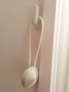 カーテンを束ねていないとき