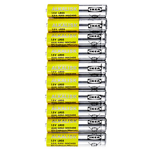 ALKALISK（アルカリ乾電池 10本）　159円